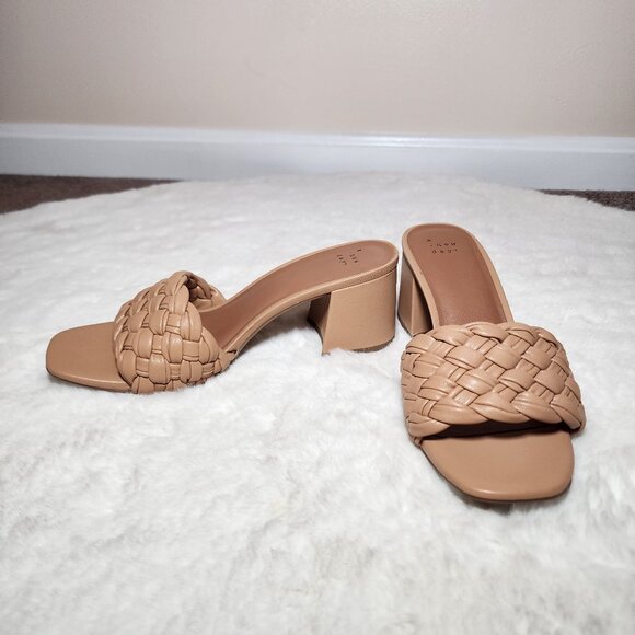 Women Slip On Chunky Heels - Picture 1 of 9
